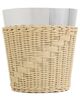 The Favorites The Favorites The Palmier Wine and Champagne Bucket Raffia and Polished Nickel One - 1