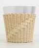 The Favorites The Favorites The Palmier Wine and Champagne Bucket Raffia and Polished Nickel One - 2