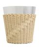 The Favorites The Favorites The Palmier Wine and Champagne Bucket Raffia and Polished Nickel One - 5