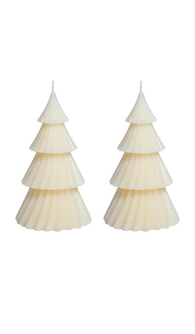 The Favorites The Favorites Twinkle Tree Candle Set Of 2