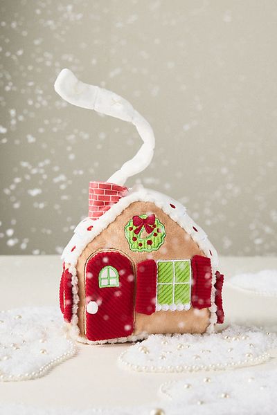 The Foggy Dog Gingerbread House Interactive Snuffle Dog Toy