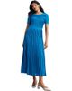 The Fold The Fold Allegra Stretch Knit Pleated Midi Dress - 1