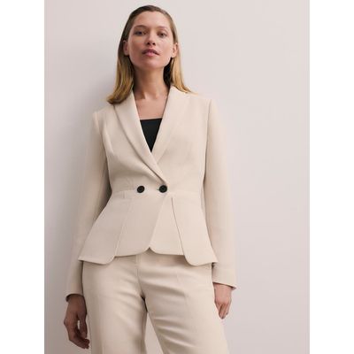 The Fold The Fold Clever Crepe Caselle Tailored Blazer