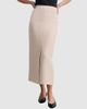 The Fold The Fold Clever Crepe Doppio Oliena Skirt - 1