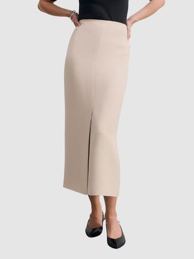 The Fold The Fold Clever Crepe Doppio Oliena Skirt