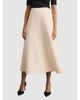 The Fold The Fold Ellingham High Waisted A-Line Midi Skirt - 1