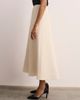 The Fold The Fold Ellingham High Waisted A-Line Midi Skirt - 3