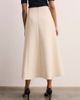 The Fold The Fold Ellingham High Waisted A-Line Midi Skirt - 5