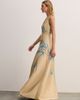 The Fold The Fold Embroidered Jacquard Maxi Gown Boat Neck - 3