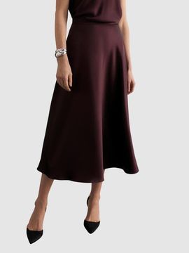 The Fold The Fold Kelmore Satin Skirt