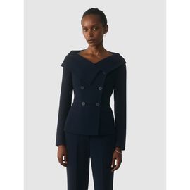 The Fold The Fold Lorelli Fold Collar Tailored Blazer