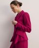 The Fold The Fold Merida Sculpt Stretch Crepe Blazer - 3