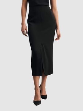 The Fold The Fold Oliena Crepe Pencil Skirt