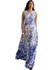 The Fold The Fold Oria Floral Print Silk Maxi Dress - 1