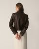 The Fold The Fold Orsini Leather Collard Jacket - 3
