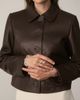 The Fold The Fold Orsini Leather Collard Jacket - 5