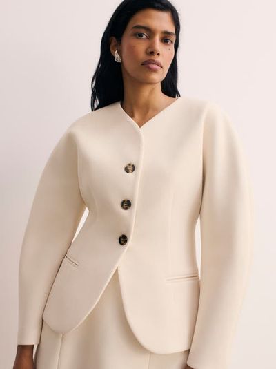The Fold The Fold Ravello Long Sleeve Tailored Jacket