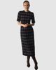 The Fold The Fold Riva Tweed Midi Dress - 1