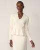 The Fold The Fold Roveta Cotton Blend Boucle Top - 1