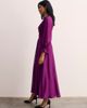 The Fold The Fold Sculpted Silk Wrap Midi Dress - 3