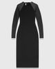 The Fold The Fold Sculpted Stretch Knit Midi Dress - 2