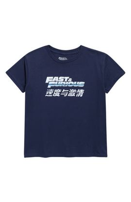 The Forecast Agency The Forecast Agency Kids' Fast and Furious Kanji Cotton Graphic T-Shirt