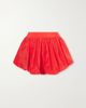THE FRANKIE SHOP Alina gathered taffeta shorts - 1
