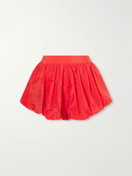 THE FRANKIE SHOP Alina gathered taffeta shorts