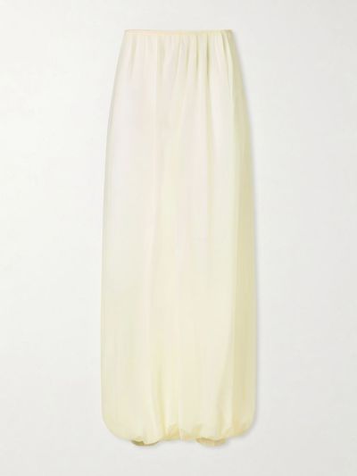 THE FRANKIE SHOP Mio crepe wide-leg pants