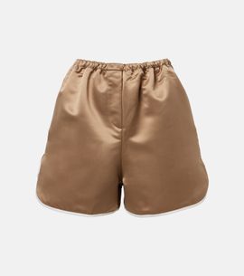 The Frankie Shop The Frankie Shop Adia satin shorts