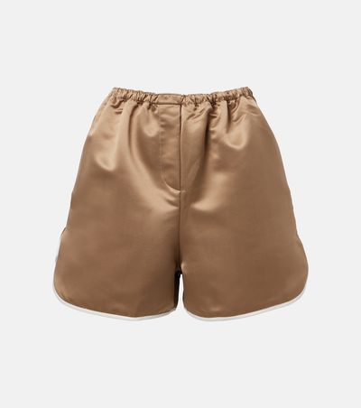 The Frankie Shop The Frankie Shop Adia satin shorts