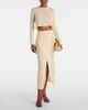 The Frankie Shop The Frankie Shop Alsen knitted sheer wrap skirt - 2
