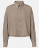 The Frankie Shop The Frankie Shop Arlen plaid wool-blend shirt - 1
