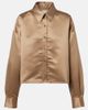 The Frankie Shop The Frankie Shop Arlen satin shirt - 1