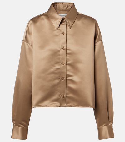 The Frankie Shop The Frankie Shop Arlen satin shirt
