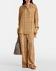 The Frankie Shop The Frankie Shop Baxter checked twill wide-leg pants - 2
