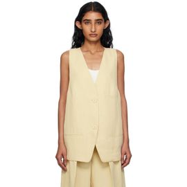 The Frankie Shop The Frankie Shop Beige Melrose Linen Vest