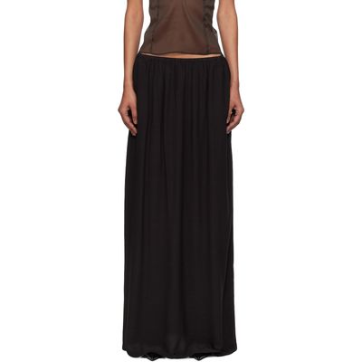 The Frankie Shop The Frankie Shop Black Aeson Maxi Skirt