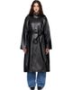 The Frankie Shop The Frankie Shop Black Calen Faux-Leather Trench Coat - 1