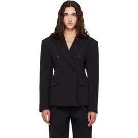 The Frankie Shop The Frankie Shop Black Doyer Cinched Blazer