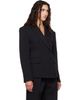 The Frankie Shop The Frankie Shop Black Doyer Cinched Blazer - 2
