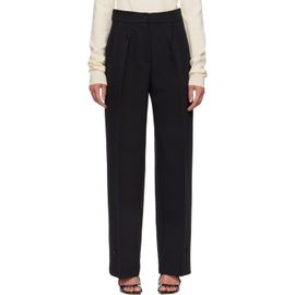 The Frankie Shop The Frankie Shop Black Doyer Pleated Trousers