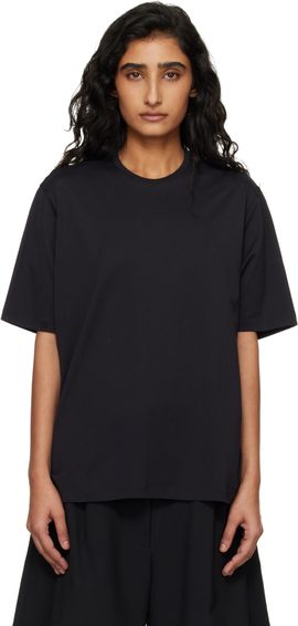 The Frankie Shop The Frankie Shop Black Harper Soft Organic T-shirt
