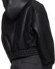 The Frankie Shop The Frankie Shop Black Jackson Bonded Faux-Leather Bomber Jacket - 3