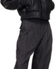 The Frankie Shop The Frankie Shop Black Jackson Bonded Faux-Leather Bomber Jacket - 4