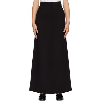 The Frankie Shop The Frankie Shop Black Malvo Pencil Maxi Skirt