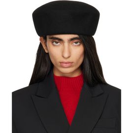 The Frankie Shop The Frankie Shop Black Noxley Pillbox Hat