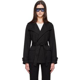 The Frankie Shop The Frankie Shop Black Tavea Belted Jacket