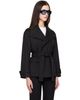The Frankie Shop The Frankie Shop Black Tavea Belted Jacket - 2