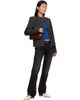 The Frankie Shop The Frankie Shop Black Toni Croc Patent Leather Belt - 2